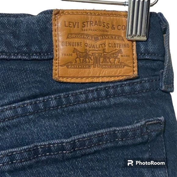 Levi’s Premium Wedgie Icon Fit High Rise Ankle Jeans in Wild‎ Bunch Dark Wash - Picture 7 of 12